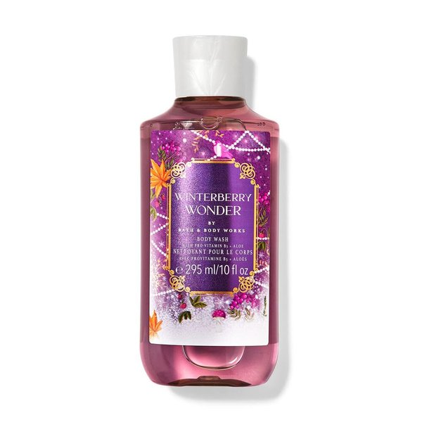 Bath Body Winterberry Wonder Cleansing Body Wash - 10 Oz