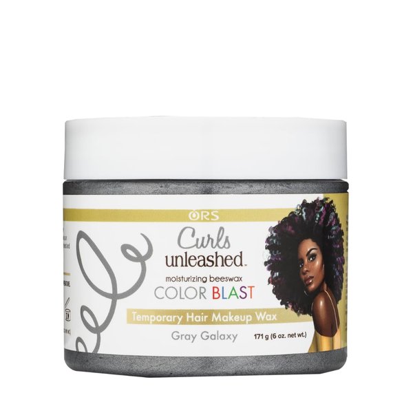ORS Curls Unleashed Color Blast Hair Wax, Hair Wax for Curly Hair, Gray Galaxy, (6.0 oz)