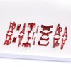 Oisunt 21/PCS Metal Repalcement Part Kit for Hyper Go H14BM, 14209, 14210 1/14th RC Car Upgrades, Spare Aluminium Accessory Full Set with Screws(Red)