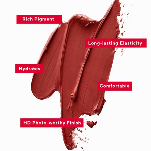 Mirabella Sealed with a Kiss Full Coverage Moisturizing Lipstick, Richly Pigmented, Ultra Creamy, Hydrating and Mineral-Based Lip Color with Antioxidant Vitamin E in Matte & Shine Shades, Coral Crush