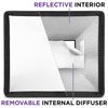 Flash Diffuser Light Softbox 6x5” by Altura Photo (Universal, Collapsible with Storage Pouch) for Canon, Yongnuo and Nikon Speedlight