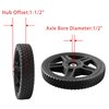 Parts Camp Wheel kits 6 inch Wheels for Push Mower(Set of 2)