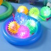 Sotiff 27 Pcs Light up Ball Spiky LED Bouncy Ball Flashing Squeaky Ball Multicolor Puffer Balls Stress Relief Balls Rubber Sensory Toy Carnival Prizes Bulk Party Favors for Teens, Adults, Children