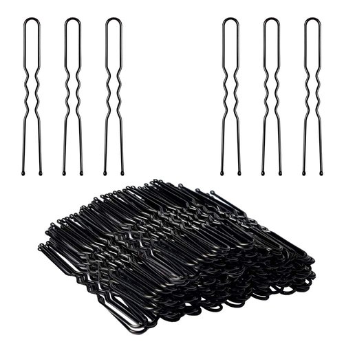U Shaped IKOCO 2.4 inch Hair Pins for Women's Ballet Buns with Storage Box