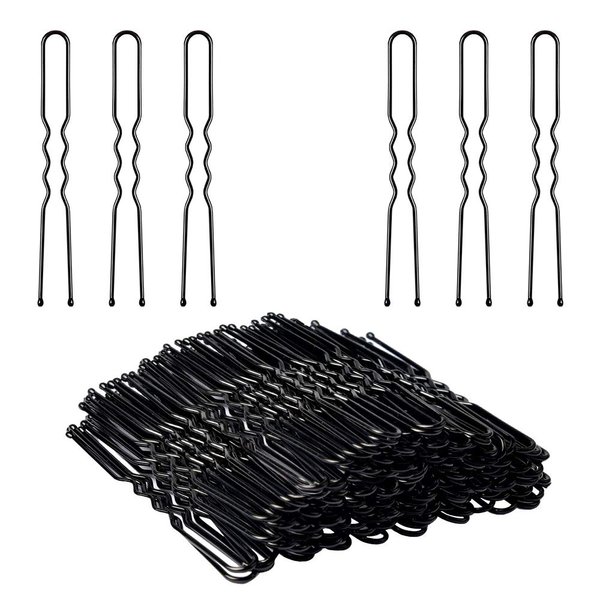 U Shaped IKOCO 2.4 inch Hair Pins for Women's Ballet Buns with Storage Box