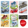 KIDAMI Die-cast Metal Toy Cars Set of 5, Openable Doors, Pull Back Car, Gift Pack for Kids (Official Car)