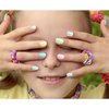 120 Pieces Kids Press on Nails Children Fake Nails Artificial Nail Tips Girls Full Cover Short False Fingernails for Girls Kids Nail Decoration (Lovely Pattern)