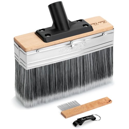 Bates- Deck Stain Brush, 7.5-Inch, Stain Brushes for Wood, Deck Stain Applicator, Deck Brush, Wide Paint Brush, Large Paint Brushes, Wood Stain Brush, Masonry Brush, Wood Stain Applicator