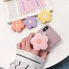 Pink Cute Solid Color Daisy Flower Design Collapsible Mobile Phone Grip Stand Holder for Smartphone Tablet Cell Phone Accessory, Cell Phone Grips, Grips