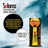 SOLAREZ UV Cure Polyester Ding Repair Resin - Surfboard Repair Kit (2 Oz) Sun Cures 100% Dry in Under 3 Minutes! Includes 60/240 Grit Sand Pad. Made in USA!