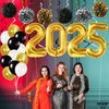 KatchOn, Black and Gold New Years Balloons 2025 - Pack of 45 | 40 Inch, Balloons 2025 with Pom Poms, Swirls | NYE Party Favors 2025, New Years Decorations 2025 | New Years Eve Party Supplies 2025