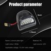 Augeny 2 PCS Full LED License Plate Light Tag Lamp, 6000K White Car Plate Light Replacement Assembly Compatible with Escalade Avalanche Silverado Suburban Tahoe Sierra Yukon