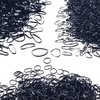 Evogirl 500PCS Mini Elastic Bands Thick Disposable Elastic Rubber Hair Ties for women, girls