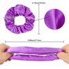 Semato 16 Pcs Purple Scrunchies Matte Scrunchies Halloween Party Favors Bridesmaid Proposal Gifts Hair Ties Scrunchies for Women Girls Bachelorette Party Favors (purple)