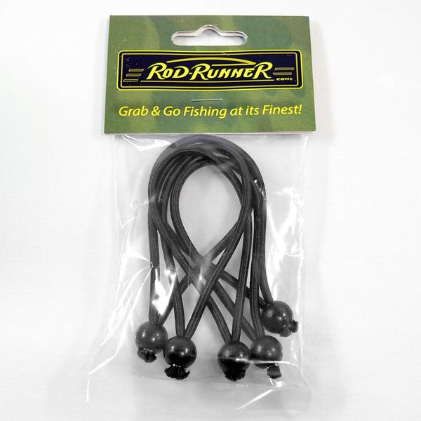 Rod-Runner Bungee Cords | Set of 5 Bungee Straps Fishing Rod Racks