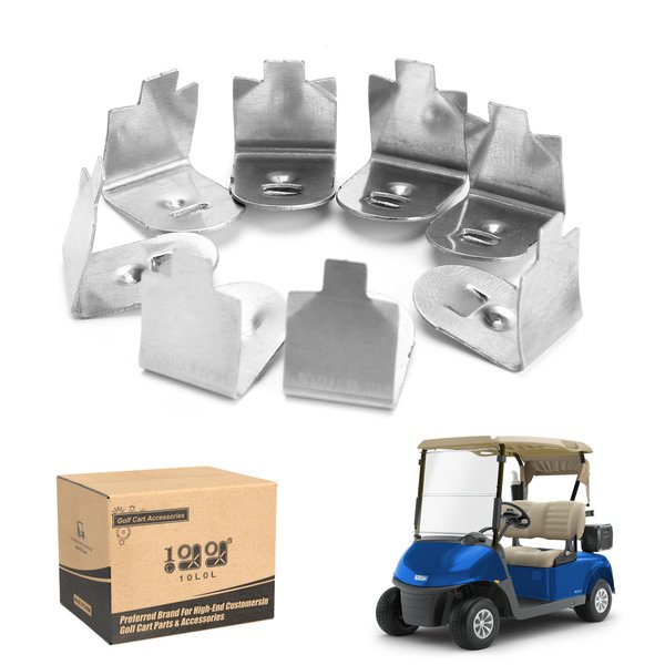 10L0L Golf Cart Wheel Hupcaps Cover Clips Sets for Most of EZGO Club CAR Yamaha SS Wheel Cover Hupcaps, 8PCS/Pack
