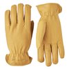 Hestra Work Gloves: Goat Drivers Durable Leather Gloves, Tan, 9