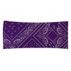 SAE99 Paisley Print Headband, Head Wrap, Soft Stretchy Headband, Sport Yoga Headband, Fits All (Purple)