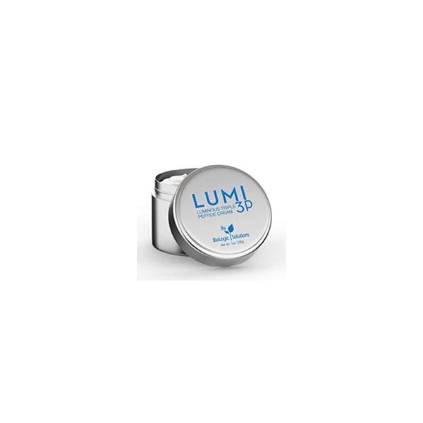 Lumi3P Luminous Triple Peptide Cream reduces the appearance of wrinkles instantly, evens skin tone, and reduces discoloration and other signs of aging