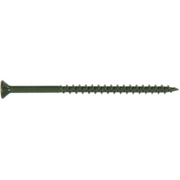 Deck Plus 48396 Wood Screws #8 x 1-1/4", Green, 1lb Box