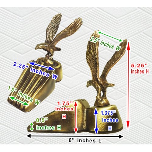 Brass Decorative Eagle Door Stopper