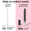 Easilydays Eye Makeup Remover Pen, Makeup Remover Eraser Stick Corrector Stick Lipstick Eyeliner Eraser for Instant Touch Up Correction, Mascara Smudges Correction,Travel-Friendly Makeup Removing Pen With 3 Replacement Heads