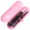 Plastic Electric Toothbrush Travel Case for Fairywill/TEETHEORY/Seago/Dnsly Series Sonic Electric Toothbrush, Pink