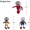 Dyharnsty 6pcs Plants and Zombies Plush vs Toys Sets PVZ Plush Stuffed Toys Soft Figure Doll Great Birthday Gifts for Kids