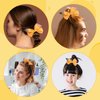 Giantree 2Pcs Teacher Headband, Back to School Pencil Headbands for Teachers Ponytail Holder Hair Scrunchies for Women Yellow Pencil Scrunchies Cute Hair Band Pencil Bow Hair Ties Hair Accessories