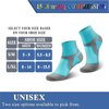 QUXIANG Compression Socks for Women & Men Circulation 3/6/7 Pairs Arch Ankle Support 15-20 mmHg Best for Running Cycling (Multi 06,L/XL)