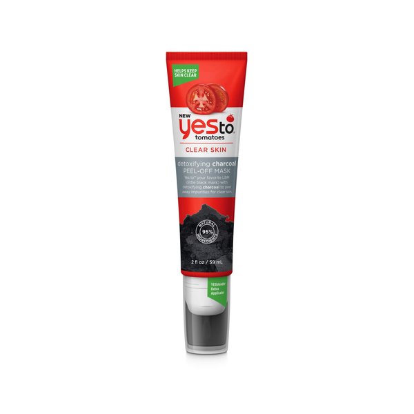 Yes To Tomatoes Detoxifying Charcoal Peel Off Face Mask, 2 Fl.Oz
