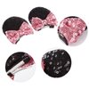 2 Pairs Mouse Ears Hair Clips & Mouse Hair Bows Barrettes for Women Girls Costume Accessories Birthday Party Decorations Pink
