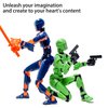 oyeftp Titan 13 Action Figure, Action Figures, Titan 13 Action Figure 3D Printed Robot Multi-Jointed Movable, Desktop Decorations for Game Lovers（Green）