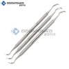 OdontoMed2011 Dental Elevator Sharp END Root TIP Pick 3 Pieces Instruments ODM