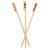 7.1" Custom Bamboo Paddle Picks – Personalized Food Picks – Full-Color Printed Logo Picks – Eco-Friendly Skewers for Burgers, Sandwiches & Catering – 50 Pack
