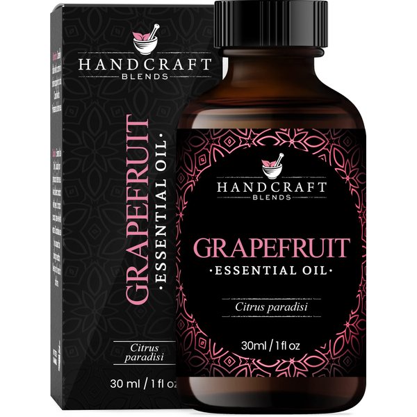 Handcraft Blends Grapefruit Essential Oil - 100% Pure and Natural - Premium Grade Essential Oil for Diffuser and Aromatherapy - 1 Fl Oz