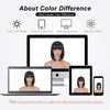 LUVEUNI Short Bob Wig with Bangs Straight Black Wigs for Women Costume Wigs for Girl Shoulder Length Synthetic Cosplay Wig (Black)