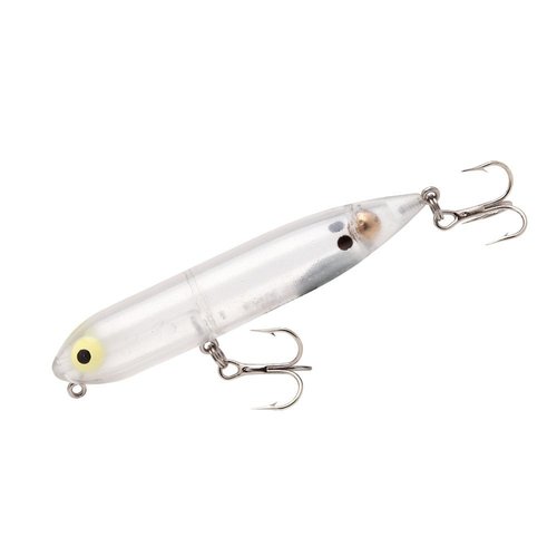 Heddon Zara Spook Topwater Fishing Lure - Legendary Walk-The-Dog Lure, Clear, Zara Puppy (1/4 oz), 3-Inch