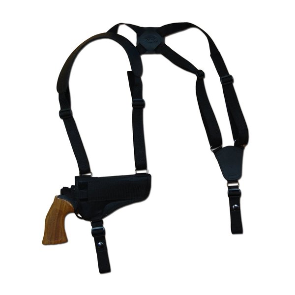 Barsony Horizontal Shoulder Holster for S&W K OR L Frame Right