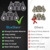 BlueStars [𝐒𝐓𝐄𝐄𝐋 𝐒𝐂𝐑𝐄𝐖𝐒] UPGRADED W10195416 Dishwasher Lower Dish Rack Wheel - Exact Fit For KitchenAid Whirlpool Kenmore Dishwashers - Replaces AP5983730 W10195416V PS11722152 - PACK OF 4
