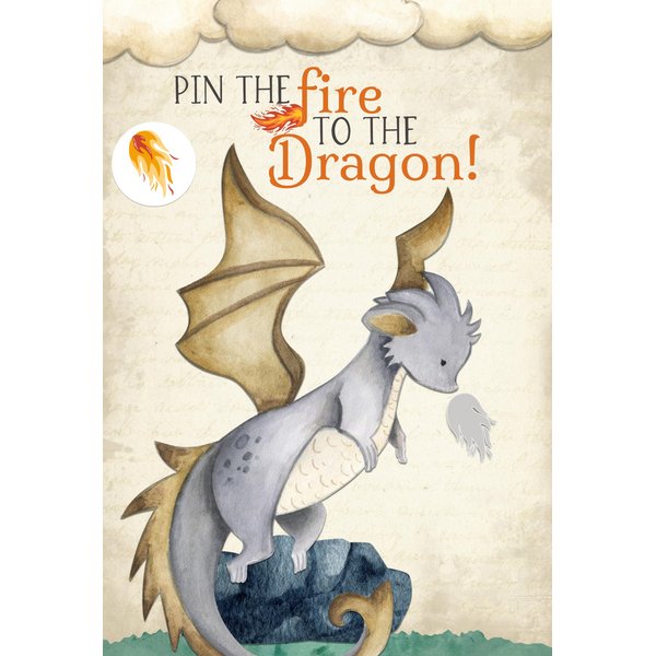 Calling All Dragons - Themed Kids Party Supply Set Pack - Join Us For An Adventure (Party Game Activity)