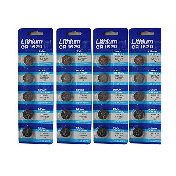 New 20 X Cr1620 Br1620 1620 3V Lithium Batteries FBA