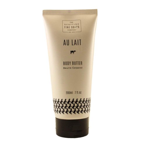 Scottish Fine Soaps Au Lait Body Butter for Women, 7 Ounce