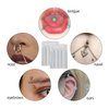 ATOMUS Body Piercing Needles, 14G 16G Stainless Steel Sterile Disposable Ear Nose Navel Nipple Lip Piercing Needles (20pcs 14G + 20pcs 16G)