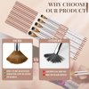 5PCS Acrylic Nail Brush Set, Size 6/8/12/14/16. Kolinsky Hair,Oval Crimped Pressed Shaped Acrylic Nail Brushes,Golden Metal Handle Acrylic Powder Brush Set Professional Manicure For DIY Home Salon