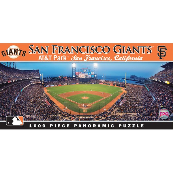MasterPieces MLB San Francisco Giants Stadium Panoramic Jigsaw Puzzle, AT&T Park, 1000 Pieces