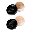 NYX PROFESSIONAL MAKEUP Mineral Matte Finishing Powder, Loose Setting Powder - Medium/Dark