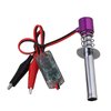 BQLZR Metal Purple Upgraded 6V -24V Electronic Glow Plug Starter Igniter Replacement for Nitro RC Car