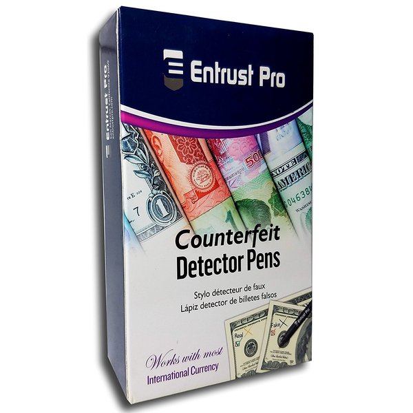 12-Pack Counterfeit Pens - Fake Money Detector Markers from Entrust Pro