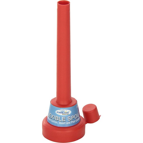 WirthCo 32157 TripleThread(tm) Flexible Spout Funnel with Cap, colors may vary